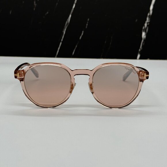 NEW TOM FORD TF974/K 74Z WOMEN ROUND PINK SUNGLASSES TOM FORD - Picture 3 of 9